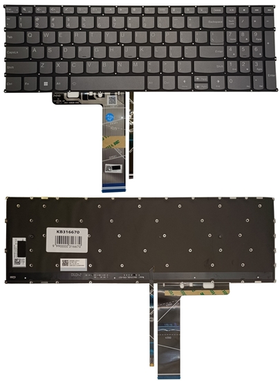 Изображение Keyboard LENOVO IdeaPad Slim 3 15IAH8, with backlit, US