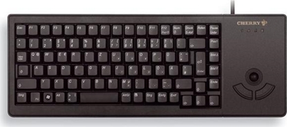 Attēls no Klawiatura Cherry XS Trackball Przewodowa Czarna ES (G84-5400LUMES)