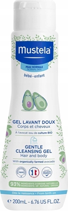 Attēls no Laboratoires Expanscience Polska Mustela Bebe Delikatny el do mycia 200 ml