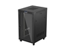 Изображение Lanberg 19" 27U 800x1000 freist. LCD Glastür V2(FlatPack) sw (Speditionsversand)