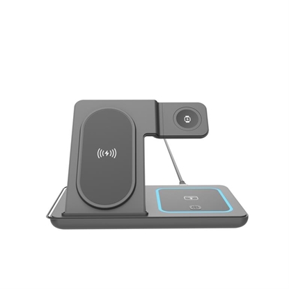 Picture of Lādētājs Gembird 3-in-1 15W Samsung Phone 15W Wireless TWS 3W Watch 2.5W