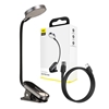 Изображение LED Lampa Baseus Comfort Reading Mini Clip Lamp Dark Gray