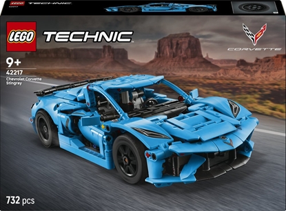 Picture of LEGO Technic Niebieski Chevrolet Corvette Stingray (42217)