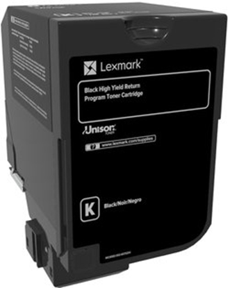 Picture of Lexmark 74C2HK0 toner cartridge 1 pc(s) Original Black