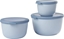 Изображение Mepal Zestaw 3 misek Cirqula okrga 500 1000 2000 Nordic Blue 106231015700