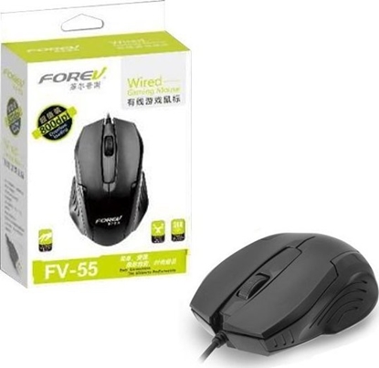 Изображение Mysz Forev FOREV MYSZ PRZEWODOWA BUSSINES CZARNA FV-55 CZARNA