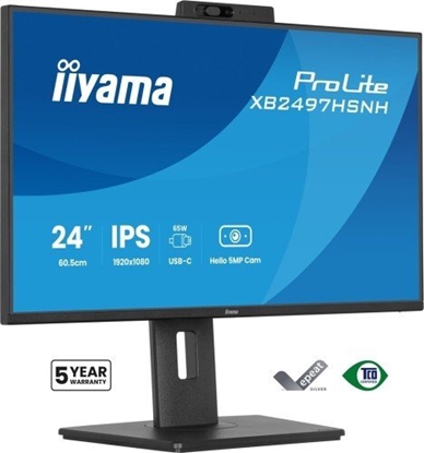 Изображение Monitor iiyama IIYAMA 60.5cm (24") XB2497HSNH-B1 16:10 HDMI+DP+USB-C