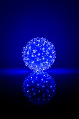 Изображение N/A Bumba ar puķēm RS-214 80LED D-13cm Blue