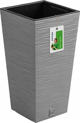 Picture of Prosperplast Doniczka na kwiaty Donica Furu DFSH240 Szara Beton