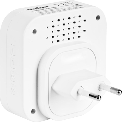 Изображение Rebel Dzwonek bezprzewodowy do drzwi Rebel z wtyczk 230V (36 melodii, 2 gniazda USB)