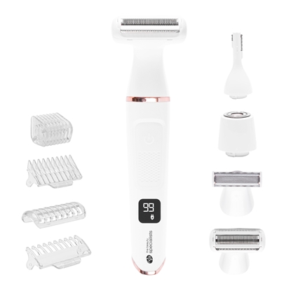 Picture of Rio SHTR-EU/1.3 Go Smooth 4-In-1 Lady Shaver & Bikini Trimmer, White