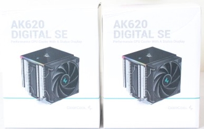 Изображение SALE OUT. Deepcool AK620 DIGITAL SE CPU Air Cooler | Deepcool CPU Air Cooler | AK620 Digital SE | Black | DAMAGED PACKAGING