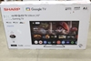 Picture of SALE OUT. Sharp 43HR7265E 43" (108cm) QLED 144Hz 4K Ultra HD Google TV, Dolby Vision IQ, Dolby Atmos, Central Stand | Sharp 43HR7265E | 43 | Smart TV | Google TV | Black | DAMAGED PACKAGING