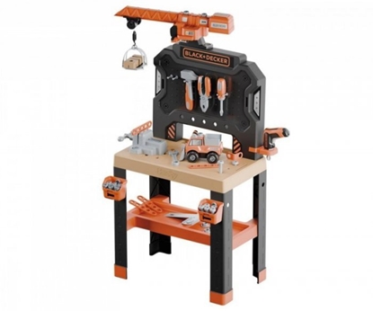 Изображение Smoby Black & Decker Workbench with Crane