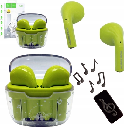Picture of Suchawki Vega SUCHAWKI BLUETOOTH DENMEN EARBUDS ZIELONE DL29 TWS>