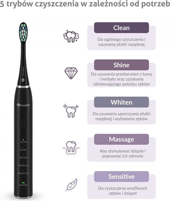 Picture of Szczoteczka TrueLife SonicBrush Clean30 Czarna