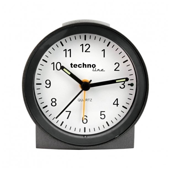 Изображение Technoline techno line Budzik kwarcowy Model G (MODELLG) srebrny 80 x 32 x 84 mm