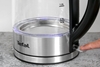 Picture of Tefal KI772D electric kettle 1.7 L 2400 W Stainless steel, Transparent