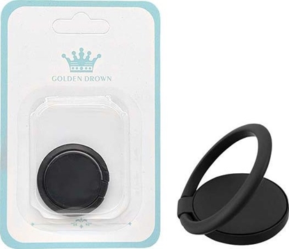 Picture of UCHWYT TELEFONU STOJAK FLAT UNIWERSALNY VEGA CZARNY RING HOLDER BLACK