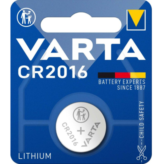 Picture of Varta CR2016-1BB 6016 BLISTER PACK 1PCS.