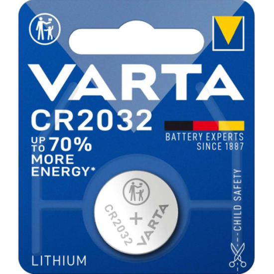 Picture of Varta CR2032-1BB 6032 BLISTER PACK 1PCS.