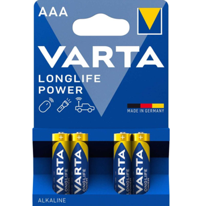 Attēls no Varta LR03-4BB Longlife Power 4903 AAA (LR03) BLISTER PACK 4PCS.