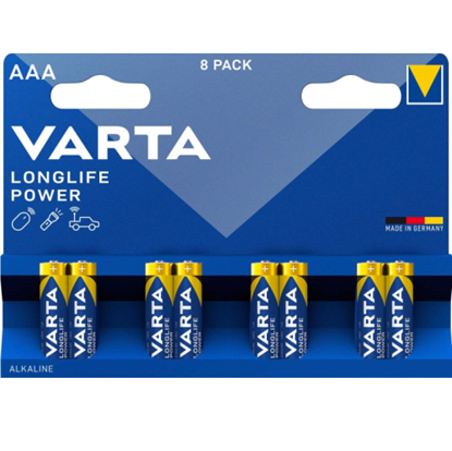 Attēls no Varta LR03-8BB Longlife Power 4903 AAA (LR03) BLISTER PACK 8PCS.