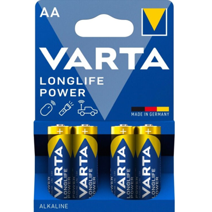 Attēls no Varta LR06-4BB Longlife Power 4906 AA (LR6) BLISTER PACK 4PCS