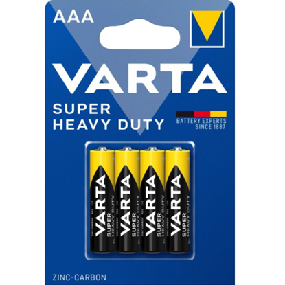 Attēls no Varta R03-4BB Super Heavy Duty 2003 (AAA) Blister Pack 4pcs