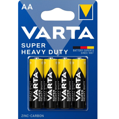 Attēls no Varta R06-4BB Super Heavy Duty 2006 (AA) Blister Pack 4pcs