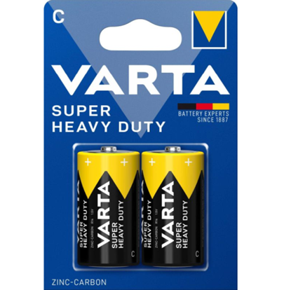 Attēls no Varta R14-2BB Super Heavy Duty 2014 (C) Blister Pack 2pcs