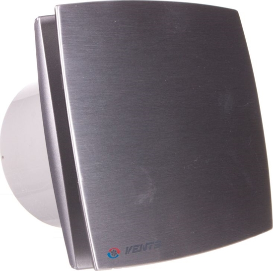 Picture of Vents Wentylator azienkowy fi 125 230V 16W 167m3/h 34dB z timerem szczotkowane aluminium 125LDATMET