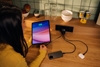 Picture of Verbatim Gan Charger 65W 2xUSB-C PD,1xUSB-A, retrac. Cable  32217