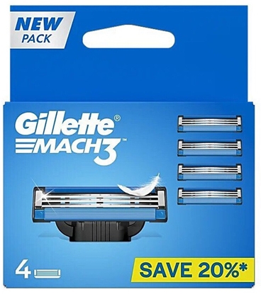Изображение Wilkinson Sword Gillette Mach3 wymienne ostrza do maszynki do golenia 4szt