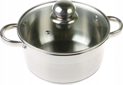 Изображение Zilner INDUKCJA GARNEK Stalowy z POKRYWK 3,5L 20cm 7305