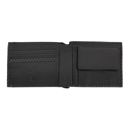 Picture of ZIPPO CARBON RANGE WALLET WITH COIN CASE,  Black
