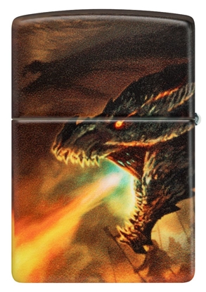 Picture of Zippo Lighter 46284 Knight and Dragon Design