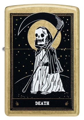 Picture of Zippo Lighter 46722 Death Card Design