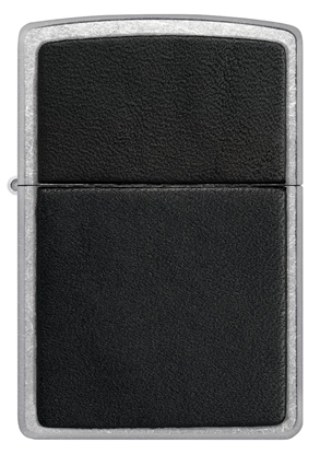 Picture of Zippo Lighter 46778 Black Leather Emblem