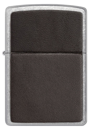 Picture of Zippo Lighter 46782 Brown Leather Emblem
