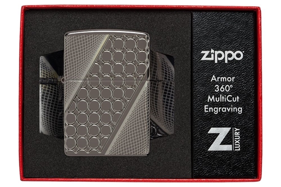 Picture of Zippo Lighter 46812 Armor® Elegant Dots Design