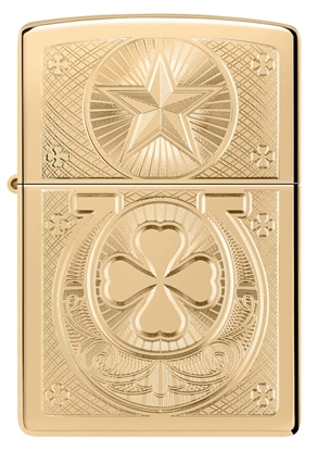 Picture of Zippo Lighter 46854 Luck Design