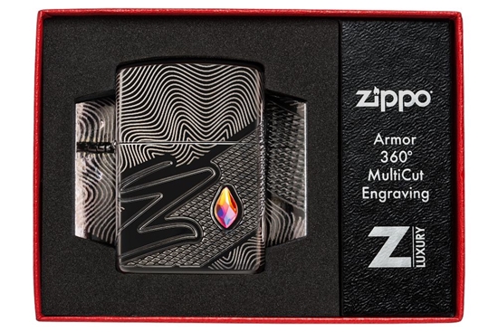 Picture of Zippo Lighter 46928 Armor® Zippo Crystal Design