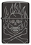 Picture of Zippo Lighter 46930 Armor® Flaming Skull Design