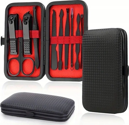 Attēls no . ECOBOX 10-CZCIOWY ZESTAW NOYCZEK DO PAZNOKCI I PEDICURE ZE STALI NIERDZEWNEJ