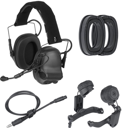 Изображение 3mtm Earmor - Aktywne ochronniki suchu M33SET - Czarny
