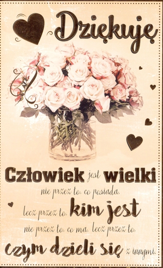 Picture of AB Card Karnet dzikuje AB MIX U21