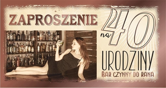 Picture of AB Card Zaproszenie Urodziny Z60 (10szt.)