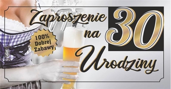 Picture of AB Card Zaproszenie Urodziny Z88 (10szt.)