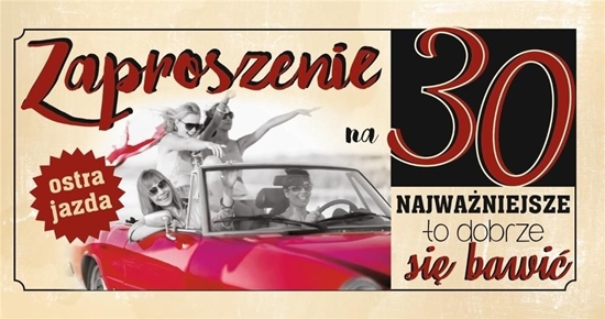 Picture of AB Card Zaproszenie Urodziny Z90 (10szt.)